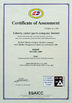 Chiny Liberty Cutter Parts Company Limited Certyfikaty